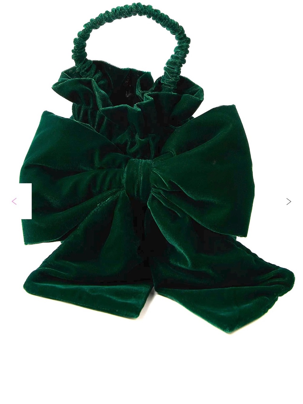 Free People Belle Velvet Bow Bag